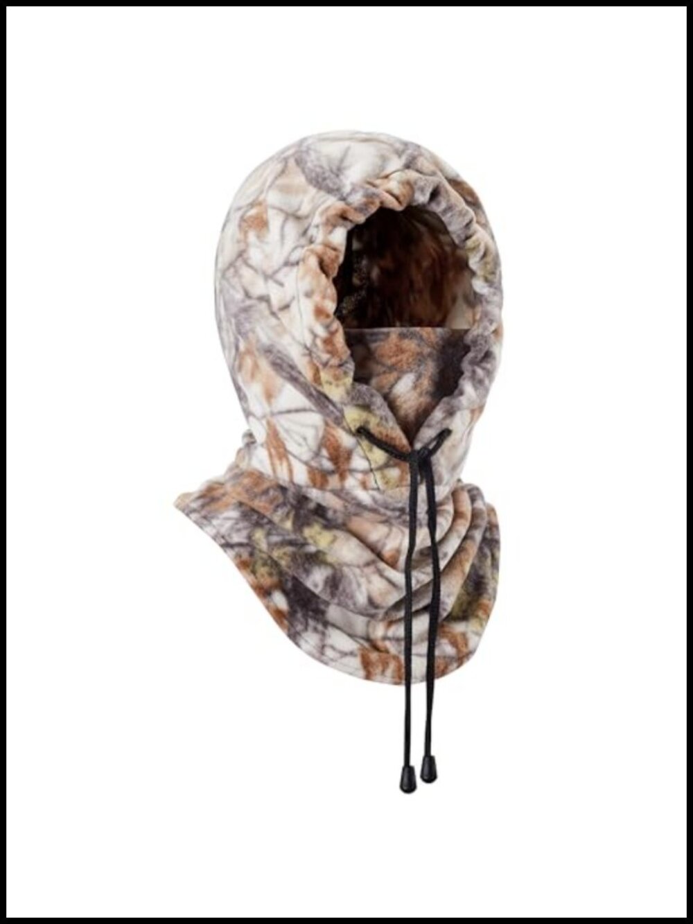 Fleece Balaclava Face Mask Windproof Warm Headwear for Skiing Hunting